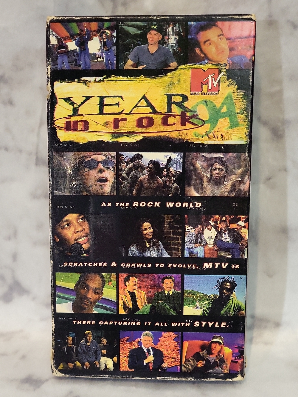 MTV Year in Rock 94 – Vintage Music Documentary VHS (Black/Yellow)